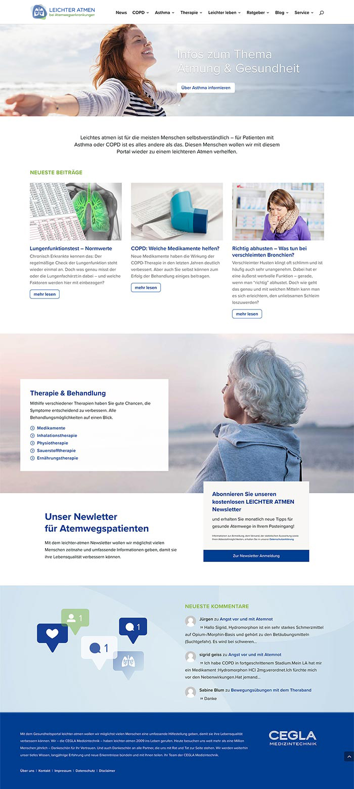 Screenshot leichter-atmen.de