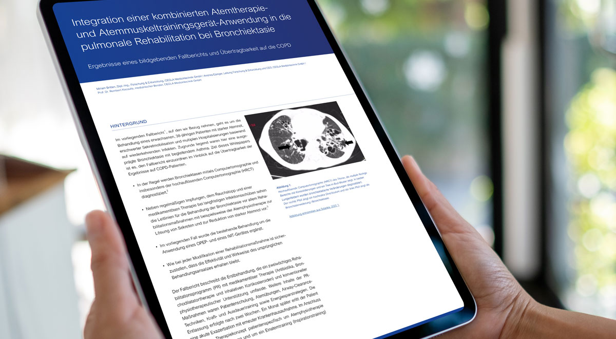 Integration einer kombinierten Atemtherapie- und Atemmuskeltraining in die pulmonale Rehabilitation bei Bronchiektasie und die Übertragbarkeit zu COPD-Patienten