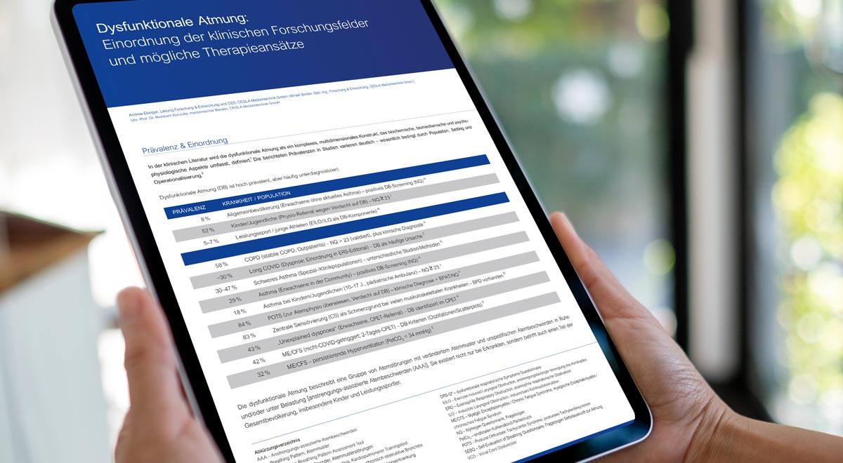 Dysfunktionale Atmung: Einordnung der klinischen Forschungsfelder und mögliche Therapieansätze
